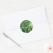 Sticker Rond Marbre Alpi Vert (Enveloppe)