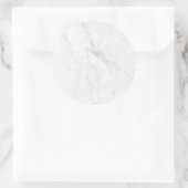 Sticker Rond Marbre Blanc (Sac)