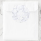 Sticker Rond Marbre Blanc Moderne (Sac)