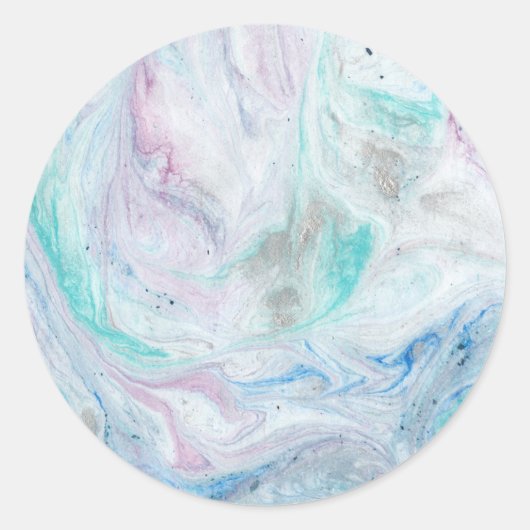 Sticker Rond Marbre I (Devant)