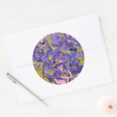 Sticker Rond Marbre Radioactif (Enveloppe)