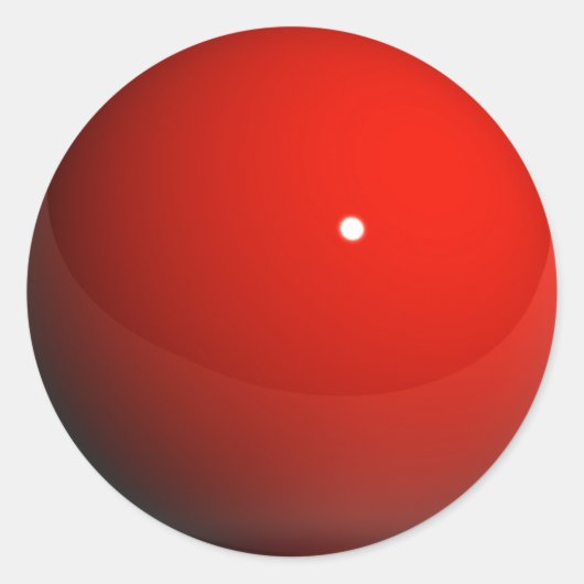 Sticker Rond Marbre rouge (Devant)