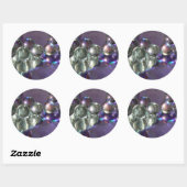 Sticker Rond Marbres merveilleuses (Feuille)