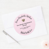 Sticker Rond Marchandises faites maison Créer votre propre do-i (Enveloppe)