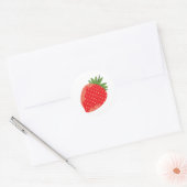 Sticker Rond Marchands de fraises (Enveloppe)