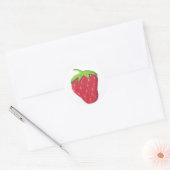 Sticker Rond Marchands de fraises (Enveloppe)