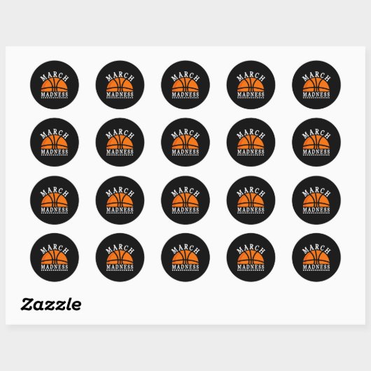Sticker Rond Marche folie (Feuille)