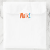 Sticker Rond Marcher Haut (Sac)