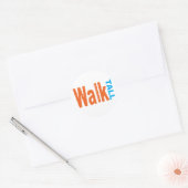 Sticker Rond Marcher Haut (Enveloppe)