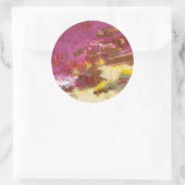 Sticker Rond Marchez-moi à travers (Sac)