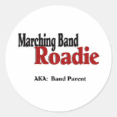 Sticker Rond Marching Band Roadie (Devant)