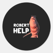 Sticker Rond Marcus The Worm Meme Funny Graphics Vrchat Robert  (Devant)