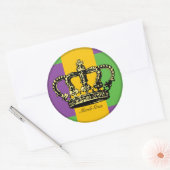 Sticker Rond Mardi Gras (Enveloppe)