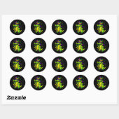 Sticker Rond Mardi gras (Feuille)