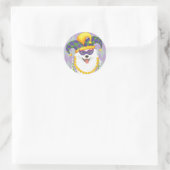 Sticker Rond Mardi Gras Eskie (Sac)