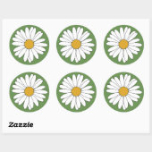 Sticker Rond marguerie (Feuille)