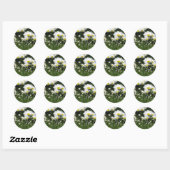 Sticker Rond marguerie (Feuille)