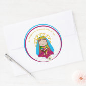 Sticker Rond Marguerite d'Ecosse (Enveloppe)