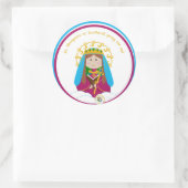 Sticker Rond Marguerite d'Ecosse (Sac)
