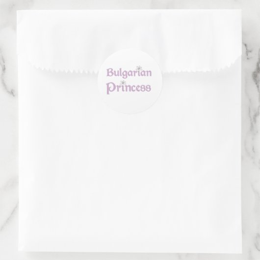 Sticker Rond Marguerite princesse bulgare (Sac)