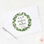 Sticker Rond Marguerites (Enveloppe)