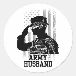 Sticker Rond Mari de l'Armée