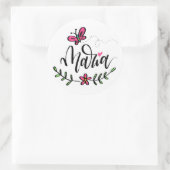 Sticker Rond Maria, en lettres (Sac)