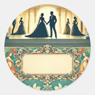 Sticker Rond mariage