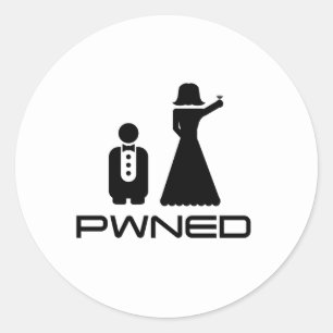 Sticker Rond Mariage