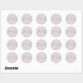 Sticker Rond mariage (Feuille)