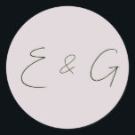 Sticker Rond mariage<br><div class="desc">Découvrez le charme de notre Sticker Mariage Classic Round Notes, un complément parfait à votre célébration pleine d'amour. Avec son design intemporel et son toucher fantaisiste, cet autocollant ajoute un accent délicieux à vos faveurs de mariage et à votre décor, rendant votre journée spéciale encore plus mémorable. Beauté intemporelle :...</div>