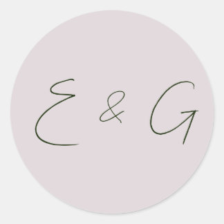 Sticker Rond mariage