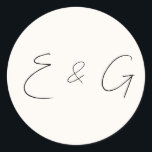 Sticker Rond mariage<br><div class="desc">Découvrez le charme de notre Sticker Mariage Classic Round Notes, un complément parfait à votre célébration pleine d'amour. Avec son design intemporel et son toucher fantaisiste, cet autocollant ajoute un accent délicieux à vos faveurs de mariage et à votre décor, rendant votre journée spéciale encore plus mémorable. Beauté intemporelle :...</div>