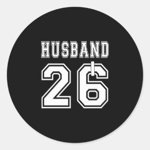 Sticker Rond Mariage 2026 tenue assortie pour homme et femme po