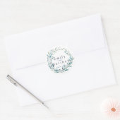 Sticker Rond Mariage Boho Bliss (Enveloppe)