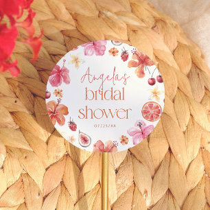 Sticker Rond Mariage Citronné d'Été