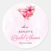 Sticker Rond Mariage civil sous Champagne (Devant)