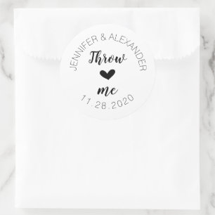 Sticker Rond Mariage Confetti