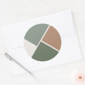 Sticker Rond Mariage Crazy Right Now (Enveloppe)