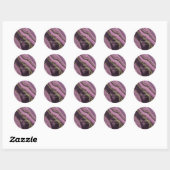 Sticker Rond Mariage d'âge Abstrait ID827 (Feuille)