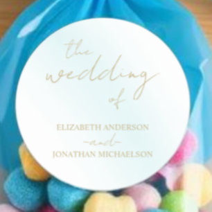 Sticker Rond Mariage d'aquarelle bleu