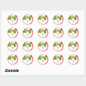 Sticker Rond Mariage de basket-ball (Feuille)