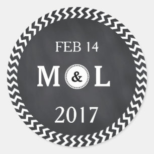STICKER ROND MARIAGE DE CLAVIER MODERNE
