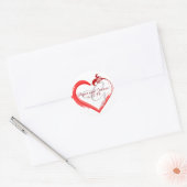 Sticker Rond Mariage de commande sur mesure Monogramme Sceau de (Enveloppe)