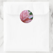 Sticker Rond Mariage de gingembre de Torche rose (Sac)