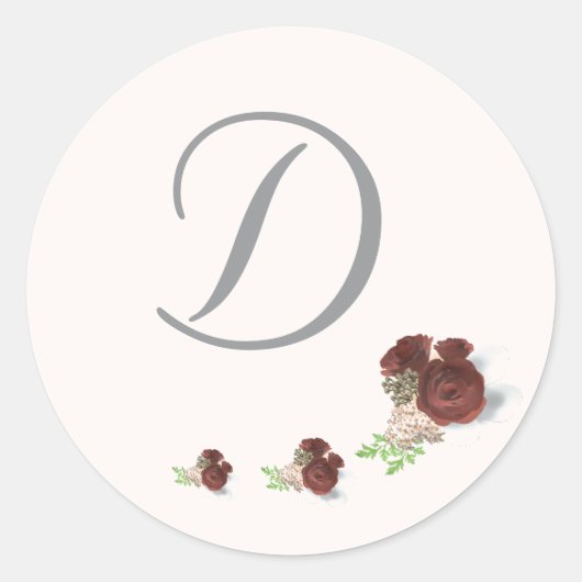 Sticker Rond Mariage de grâce catholique (Devant)