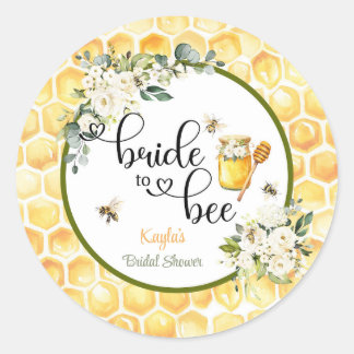 Sticker Rond Mariage de la future mariée