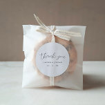 Sticker Rond Mariage De Merci Simple Noir Et Blanc<br><div class="desc">Sticker Merci  Noir Et Blanc Classique Mariage Rond</div>