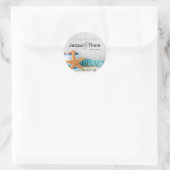 Sticker Rond Mariage de Starfish Beach (Sac)