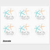 Sticker Rond Mariage de Starfish mainy (Feuille)